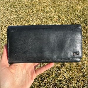 Gucci Vintage Black Long Wallet